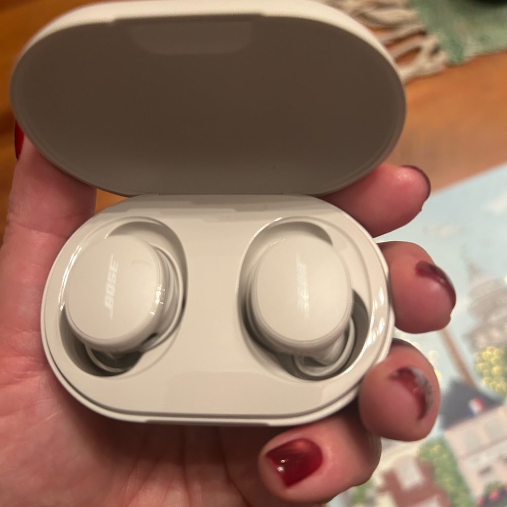 Brand new still in the box Bose quiet comfort earbuds.  These are $179 new.